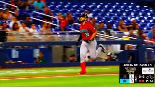 Adrian Del Castillo GRAND SLAM (414 ft) | Diamondbacks vs Marlins | 2024 MLB Highlights