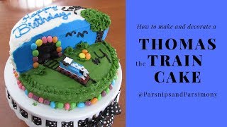 Making A Thomas The Tank Engine Birthday Cake
