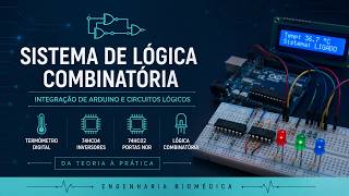 Sist Inteligente de Monitorização de Temp com Lógica Combinatória | Arduino+ HC-SR04+74HC04 (update)