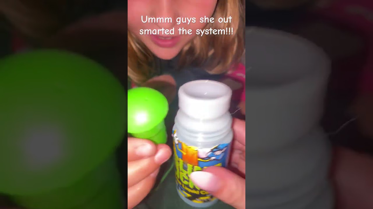 The slime licker 2.0 can’t open huh. Than how did she open it?