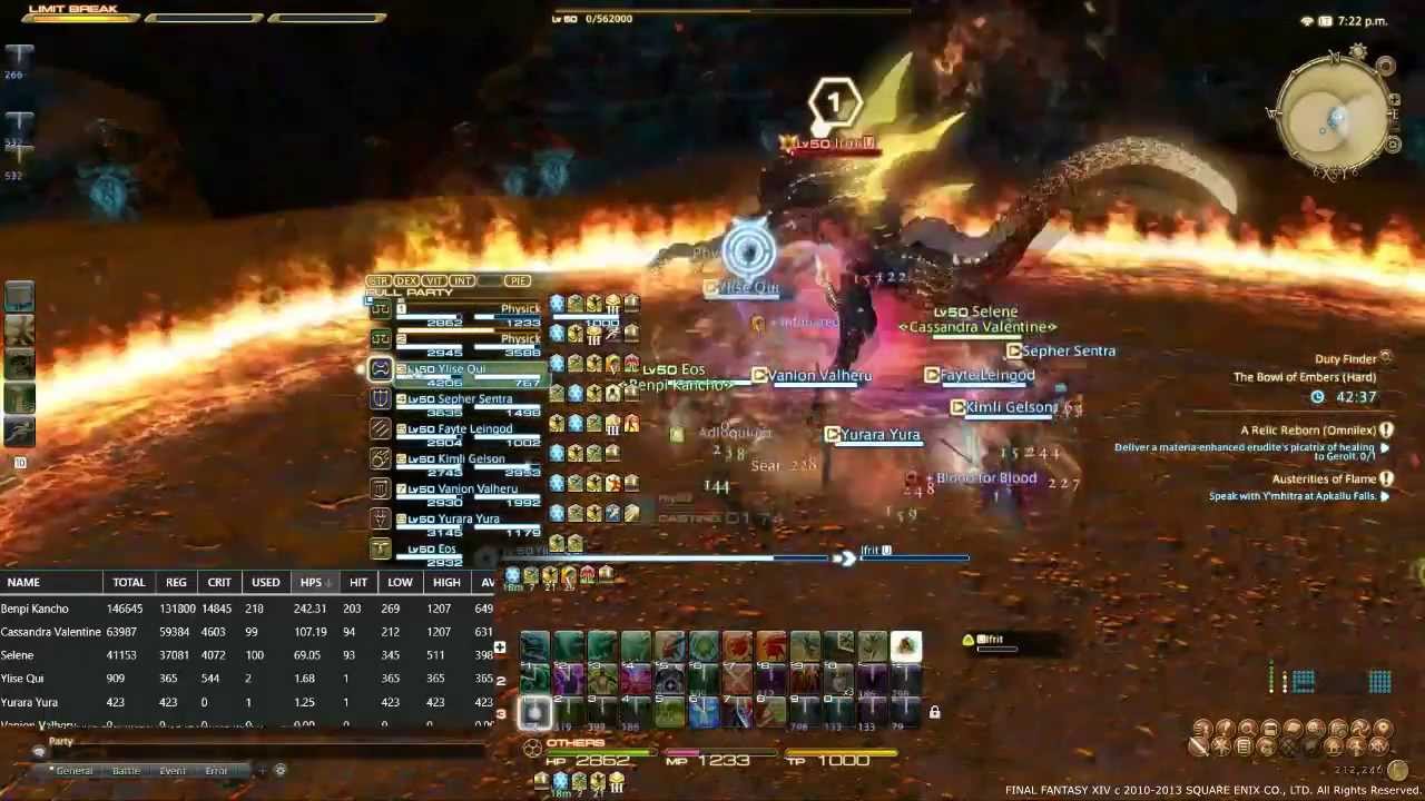 [Mirai] FFXIV:ARR iFrit HardMode