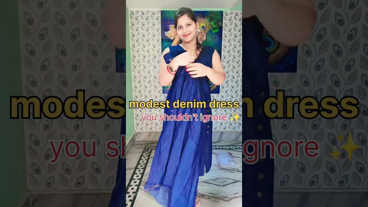 Best Denim Dress Under Budget 😍 Meesho Find