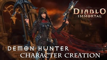 Demon Hunter - Character Creation - Diablo Immortal (PC Beta)