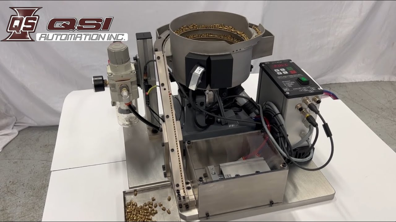 Self Contained Feeding Solution, Vibratory Feeder Bowls - YouTube