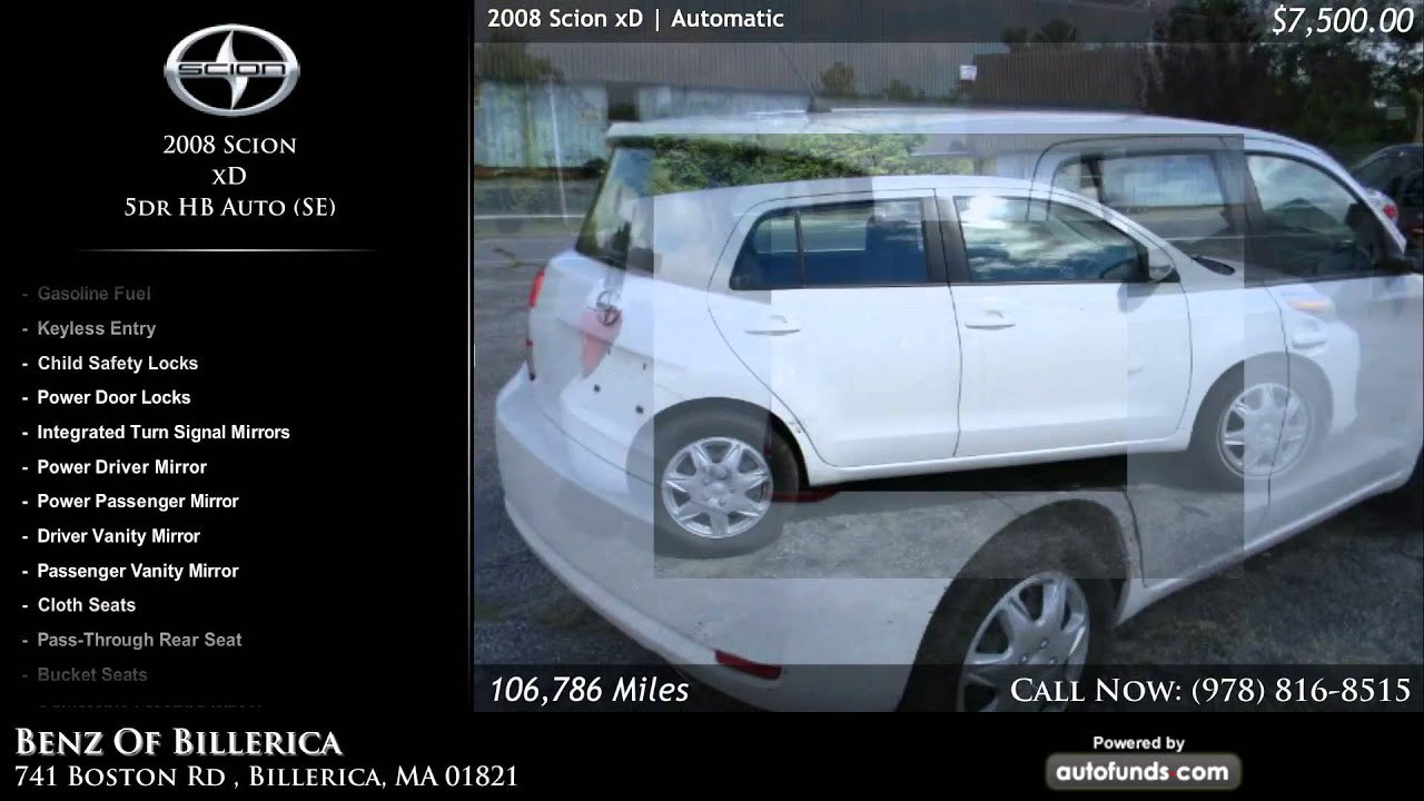 Used 2008 Scion xD Benz Auto Sales of Billerica, Inc, Billerica, MA