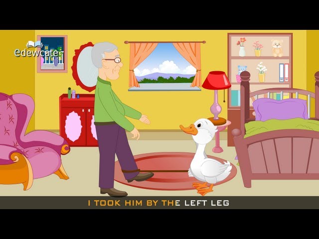 Goosey Goosey Gander Nursery Rhyme - YouTube