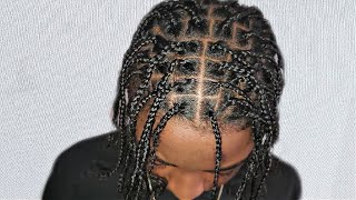 Mens Small Box Braids Travis Scott, Lil Yachty, Ron Suno,Asap Rocky Braids 2021