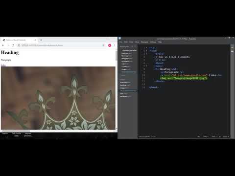 Inline vs block elements | HTML tutorial for Beginners | LECTURE 7