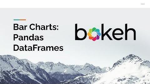 Bokeh: Bar Charts and Pandas DataFrames