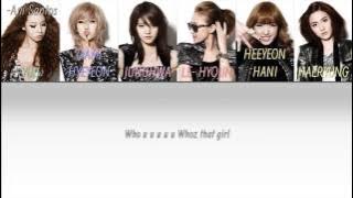 EXID - Whoz That Girl Lyrics HAN-ROM-ENG COLOR MEMBER CODED
