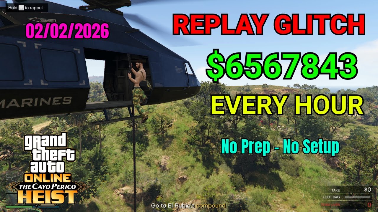 CAYO PERICO HEIST SOLO REPLAY GLITCH 2026 😱 No Prep, No Setup