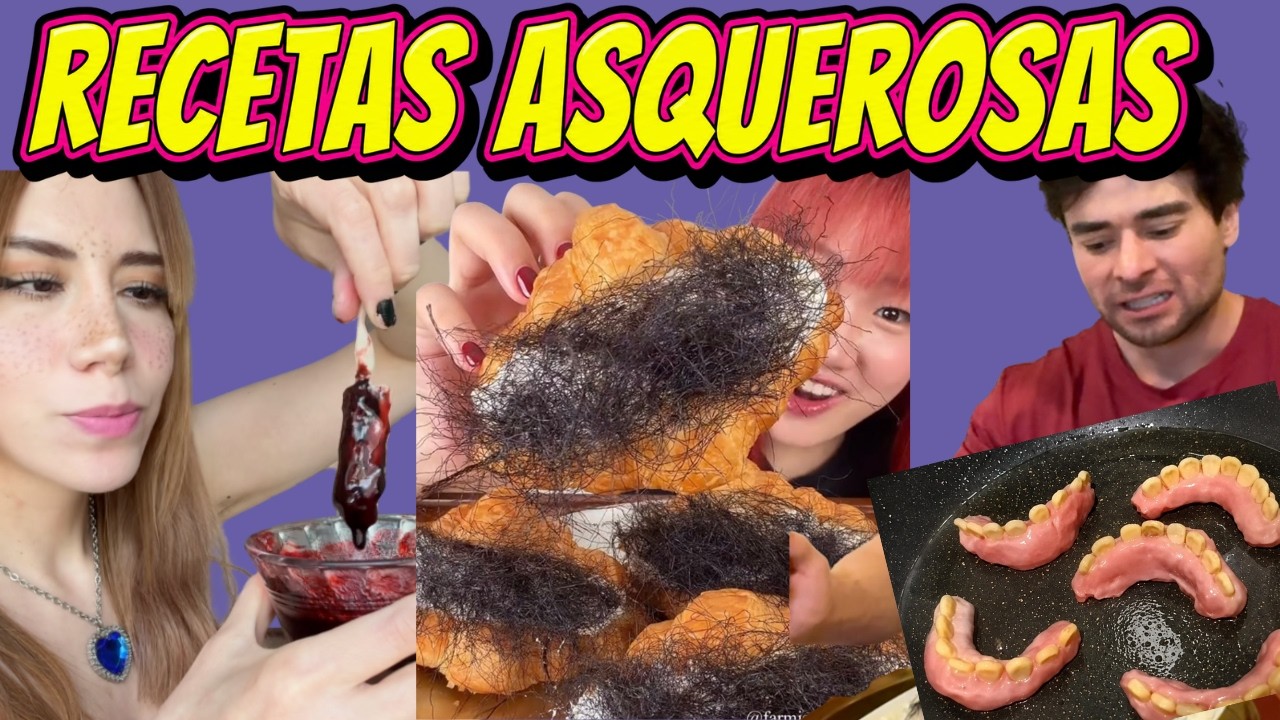 RECETAS MÁS ASQUEROSAS, CROISSANT DE VELLO, PASTA DE ENCÍAS