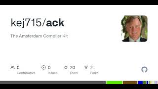 GitHub - kej715/ack: The Amsterdam Compiler Kit