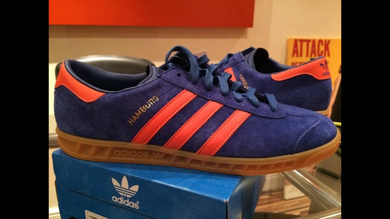 Adidas Hamburg (blue/orange) unboxing