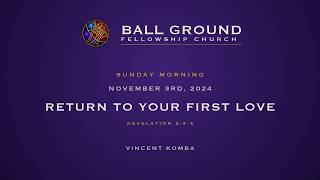 Download lagu Return to Your First Love — Vincent Komba · November 3, 2024