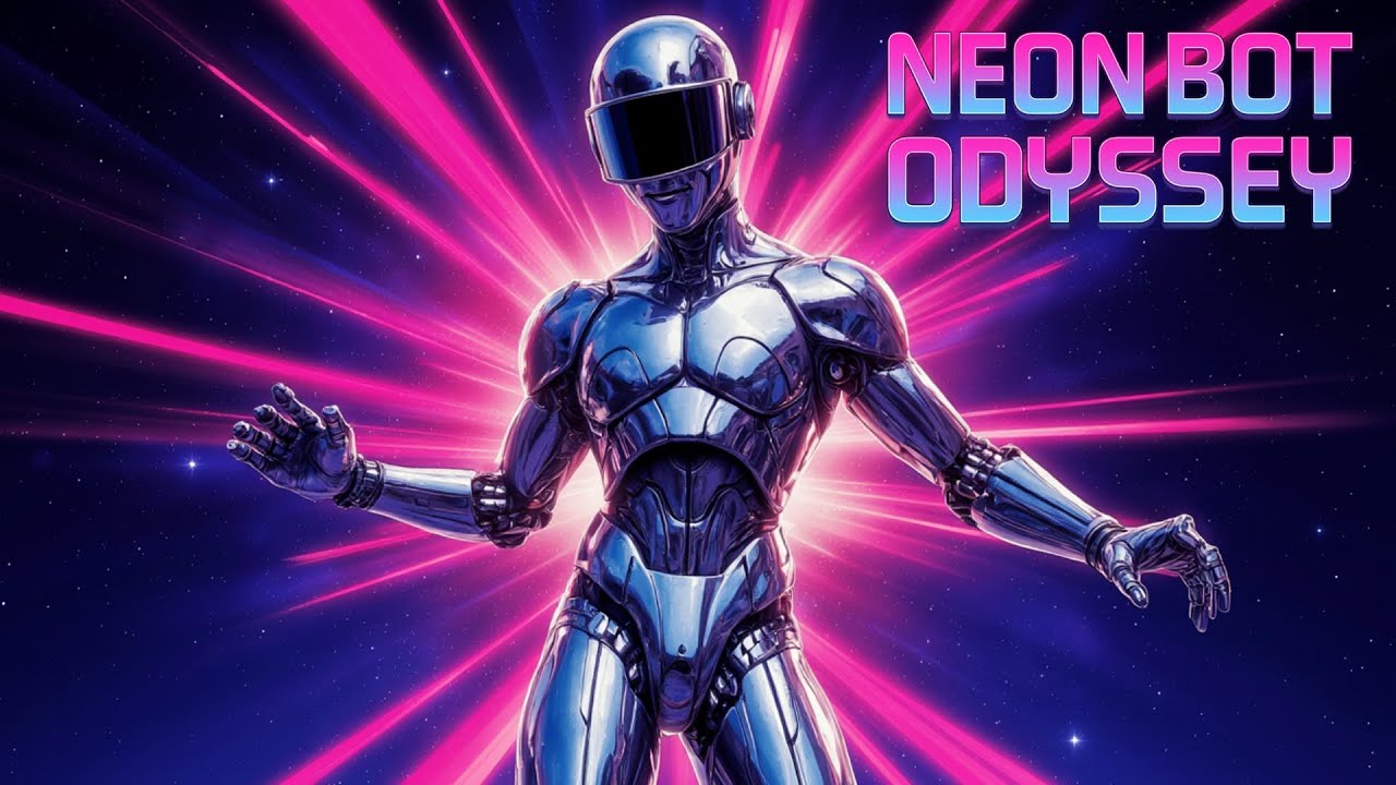 Neon Bot Odyssey | Futuristic Funky AI Electro Grooves 🤖✨