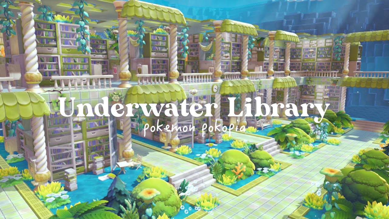 ぽこあポケモン | 海底図書館倉庫 | Underwater Library Storage | Pokopia
