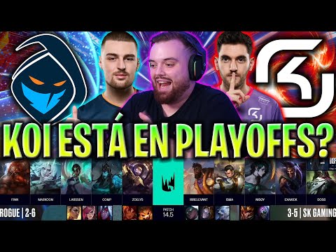 SI GANA ROGUE MAD KOI VA A PLAYOFFS! - RGE vs SK LEC PRIMAVERA 2024 ESPAÑOL LVP