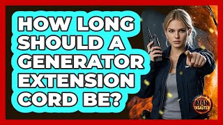 How Long Should a Generator Extension Cord Be?