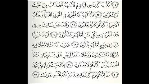 تلاوات مختارة سورة الزمر القارئ محمد العريفي