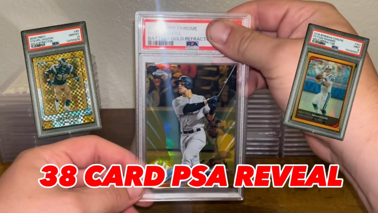 ОБЪЯВЛЕНИЕ ОЦЕНКИ PSA! Моя самая большая заявка на данный момент? 38 карточек PSA, апрель 2025