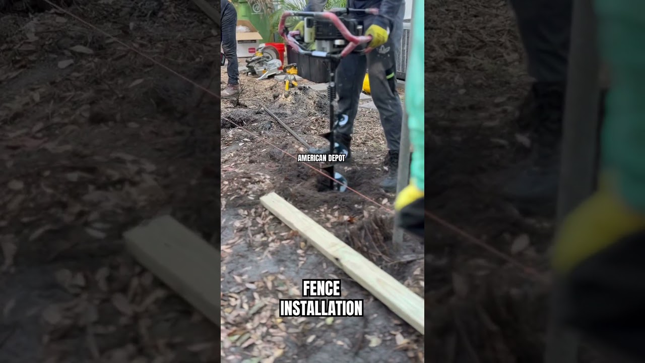 American Depot Fence Contractor: Fence Installation. Fort Lauderdale. Wood fence. 