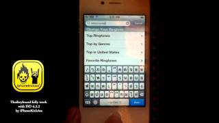 iOS 4.3.x Thai 5 rows keyboard fully working :)) screenshot 3