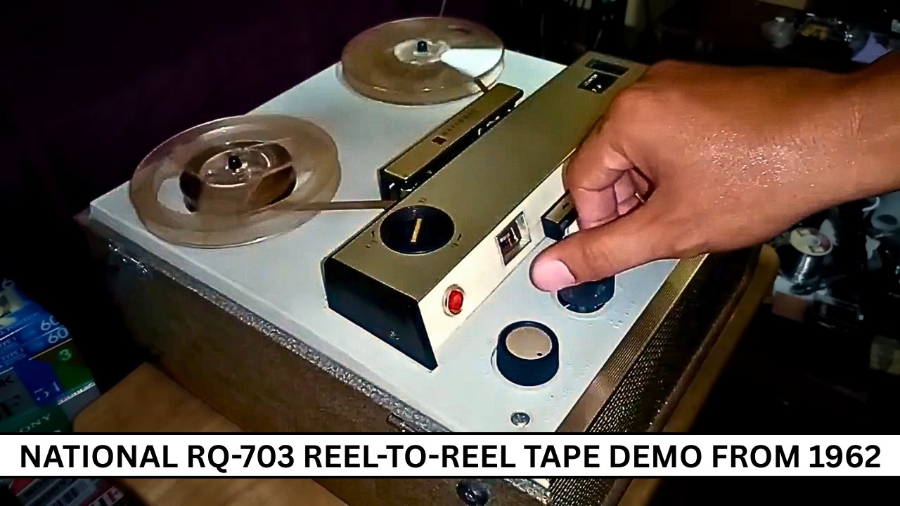 RQ-703 昭和レトロ テープレコーダー - NATIONAL 箱入り National