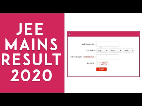 NTA JEE mains result 2020 out now  - Watch how to view