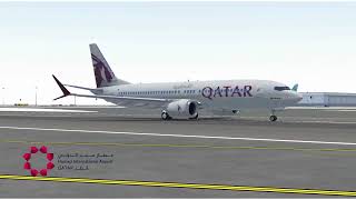 Qatar Boeing 737 Max 8 Takeoff Hamad International Airport Othh - Infinite Flight