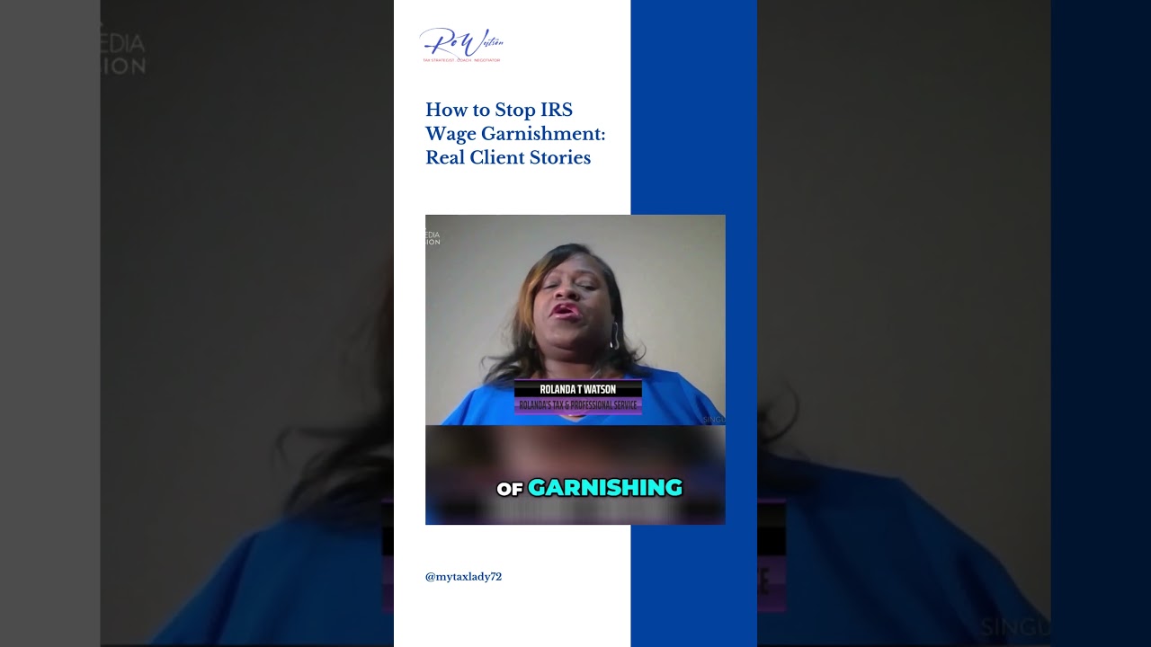 How to Stop IRS Wage Garnishment Real Client Stories 