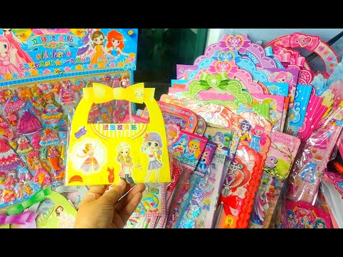 Video Khui hình dán 32k:Tranh ghép Công chúa-Cào than-Gỗ-Hộp... - youtube