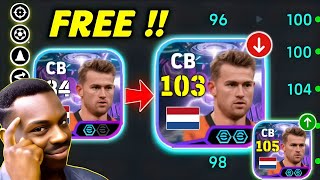Free Showtime Matthijs de Ligt Best Training Guide 🥶 || efootball 2026 ✨
