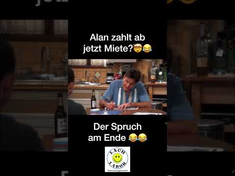Charlie Harper überredet Alan Miete zu zahlen - Two and a half men beste Szenen deutsch #lustig