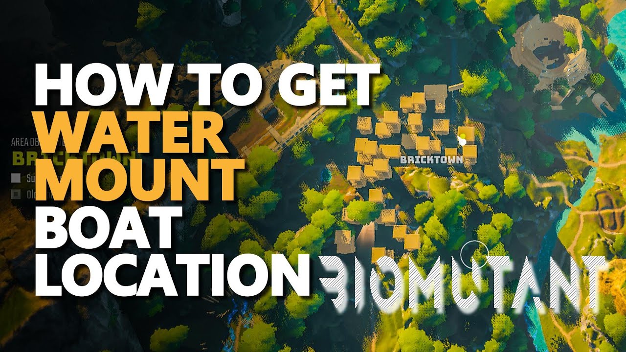 How to get Water Mount Boat Biomutant