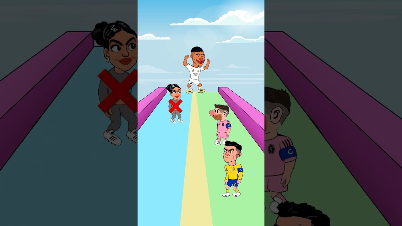 NumberBlocks Puzzle Run Challenge: Ronaldo vs Messi vs Neymar Who win ?
