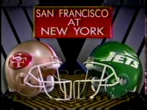 NFL Highlights San Francisco 49ers at New York Jets week 3 1992