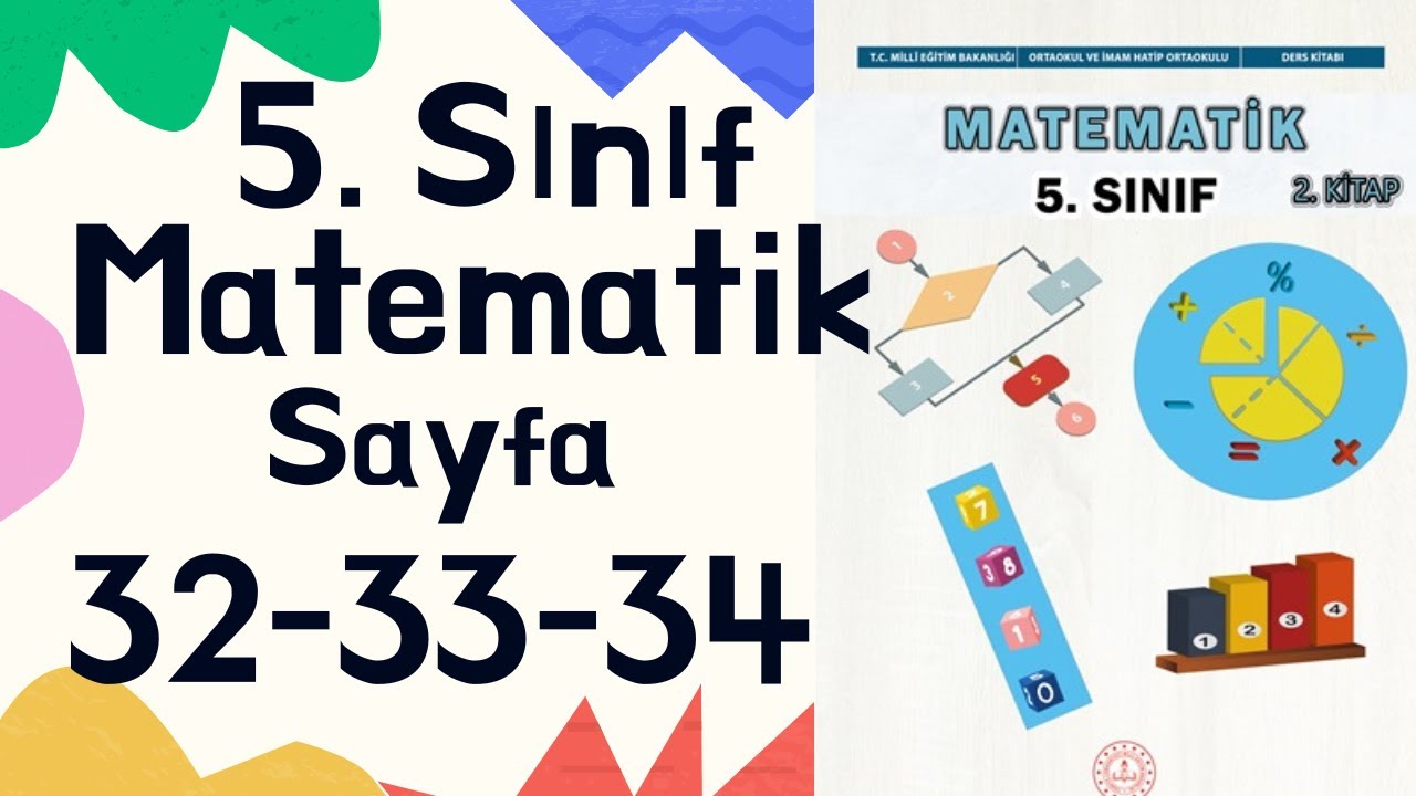 5.SINIF MATEMATİK DERS KİTABI(2. KİTAP) SAYFA 32 33 34 - ÇÖZÜMLERİ - MEB YAYINLARI