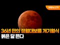 36년 만의 정월대보름날 개기월식…붉은 달 뜬다 / 연합뉴스TV (YonhapnewsTV)