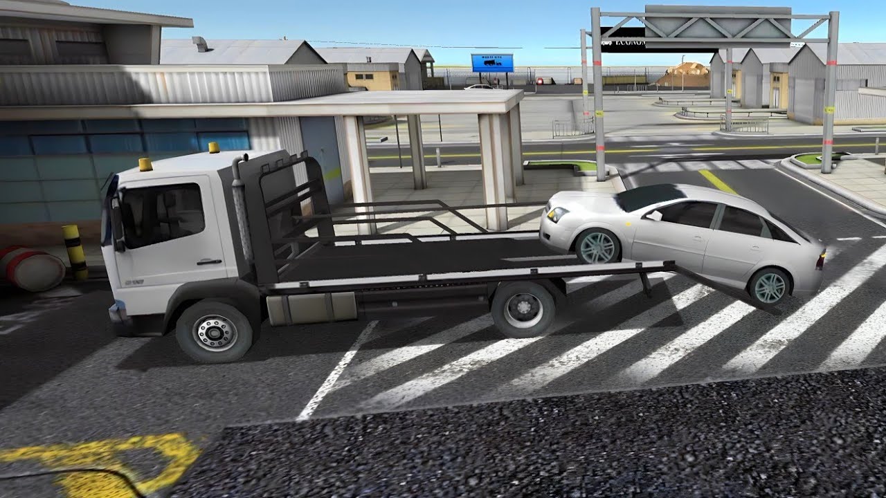 Damaged Car Recovery From Airport  - Truck & Car Simulator - Android Gameplay