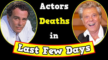 20 Popular Actors Who Died Recently in Last Few Days from Oct to Nov 2021