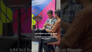 Winning A Rubiks Cube Competition With A 6 Seconds Average  Rubiks Cube Solves shorts  cubing