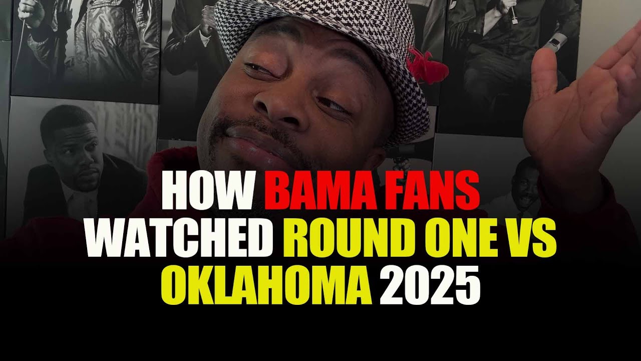How Bama Fans Watched Round One vs Oklahoma | FunnyMaine | 2025