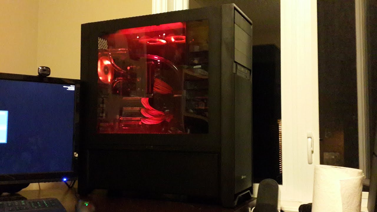 Corsair 900D build video; 3 way R9 290 watercooled full EK loop