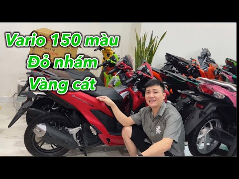 Video Vario 150 đỏ nhám 2021/ Vario 150 vàng cát 2021 - Nam... - youtube