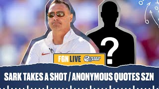 FGN Live: Steve Sarkisian Fires a Shot at Texas Tech | Anonymous Coach Speaks on Georgia