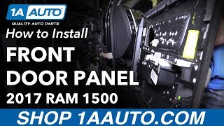 09-18 Ram 1500のフロントドアパネルの外し方