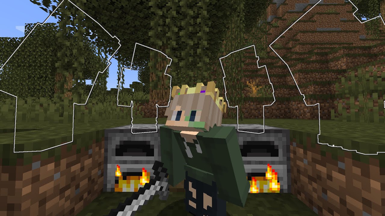 Minecraft Speedrunner VS 4 INVISIBLE Hunters