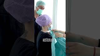 Narben nach der Haartransplantation? #haartransplantation #haarausfall