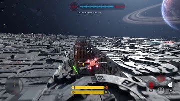STAR WARS Battlefront Luke Skywalker X-Wing Gameplay Death Star BattleStation Trench Run